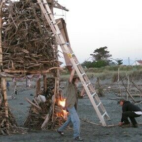 gary and ben at burning man